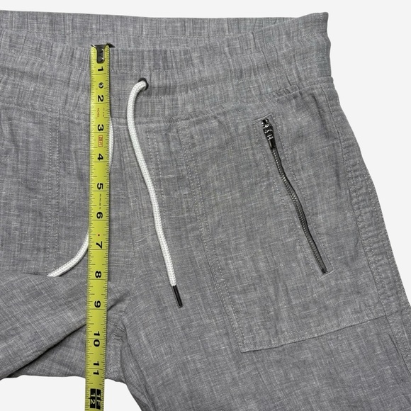 Athleta Cabo Linen Wide Leg Pant Womens Size 2 Gray Heather Lagenlook 447244-01 - Picture 8 of 13